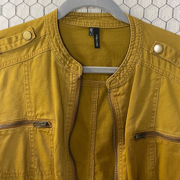 Yellow Utility Jacket - Picture 2 of 8